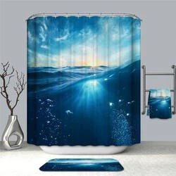 bath mat and shower curtain sets