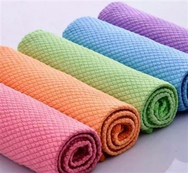 Vafeļu auduma trauku lupatas