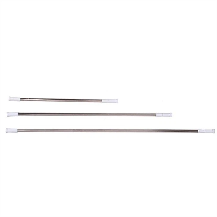 stainless steel shower curtain rod