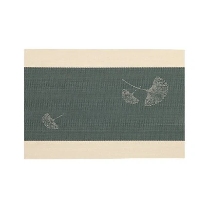 Ginkgo Leaf Placemat PVC Teslin Insulated Western Placemat Hotel Home Placemat Wholesale
