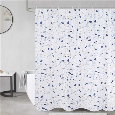 Jauni poliestera dušas aizkari: dažādi raksti un izcilas materiālu priekšrocības